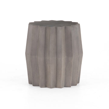 Gem Outdoor End Table - Dark Grey