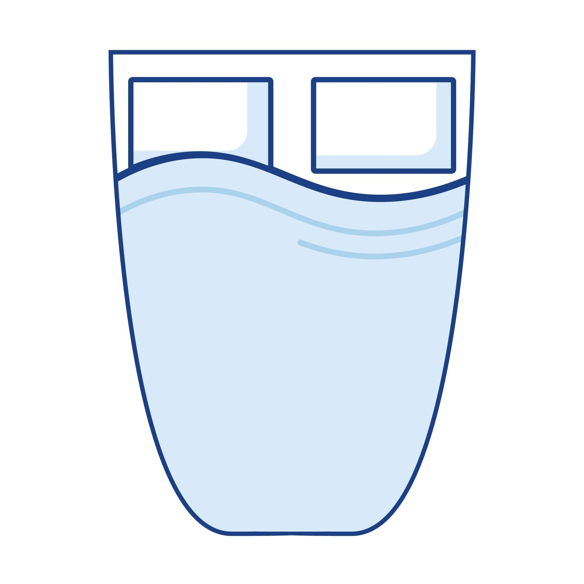 Coolplus V Berth Boat Mattress Topper - Double