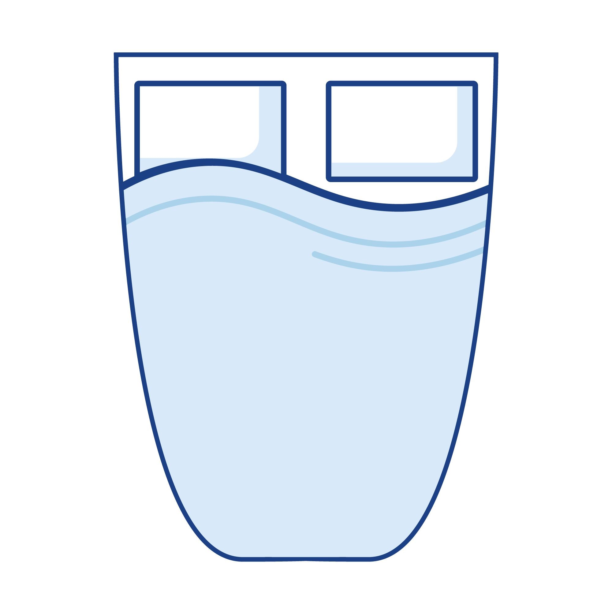 Coolplus V Berth Boat Mattress Topper - Double