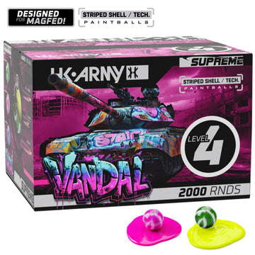 VANDAL Magfed Paintballs 2000rd – Striped Shell