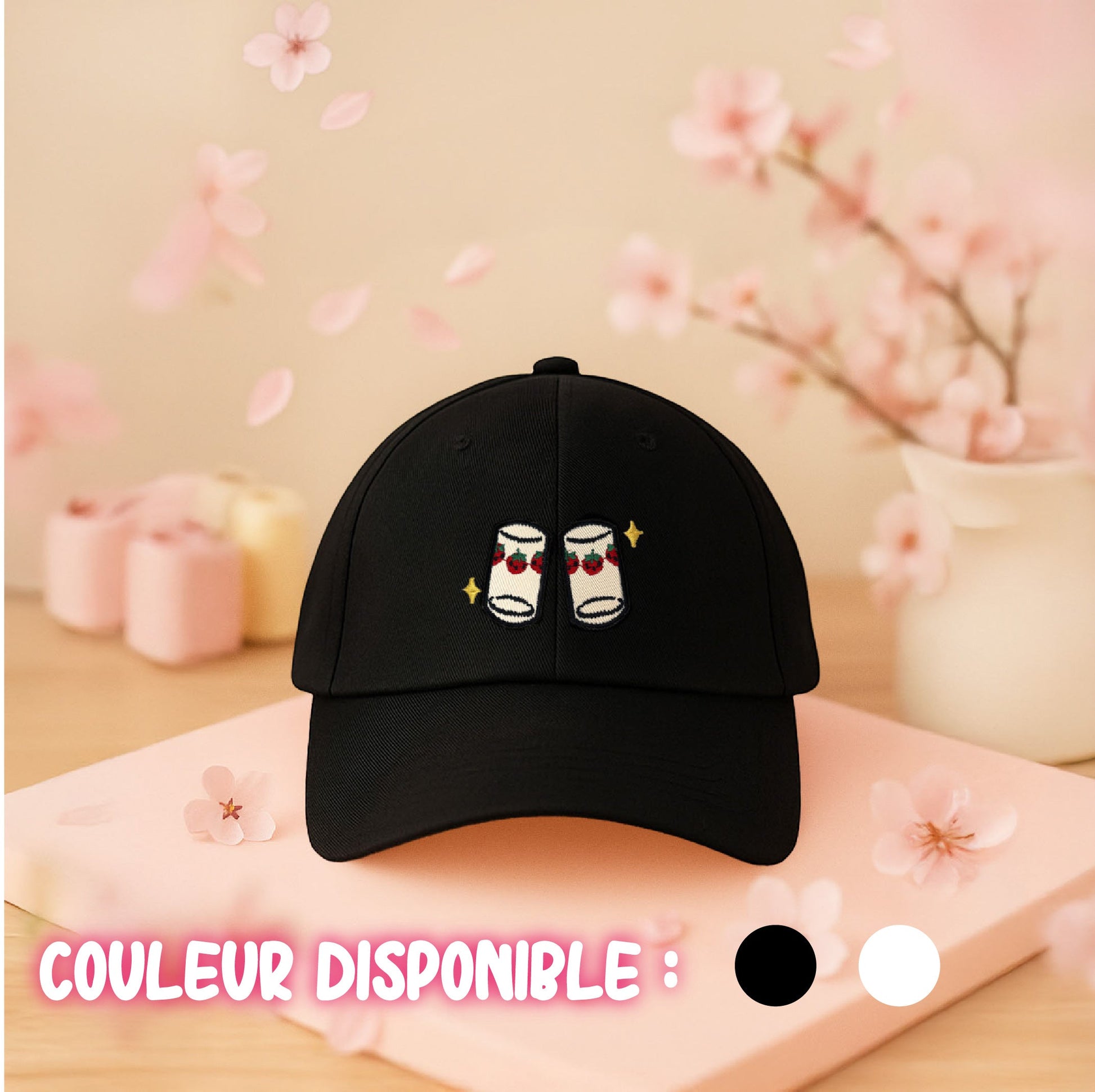 Verres Fraises | NANA | Casquette brodée