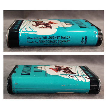 Vintage Kentucky Club Pipe and Cigarette Vertical Pocket Tobacco Tin. For  Sale at Ruby Lane