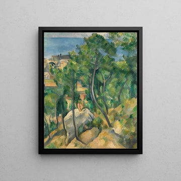 Reprodukcja obrazu Widok na morze L'Estaque autorstwa Paula Cézanne'a