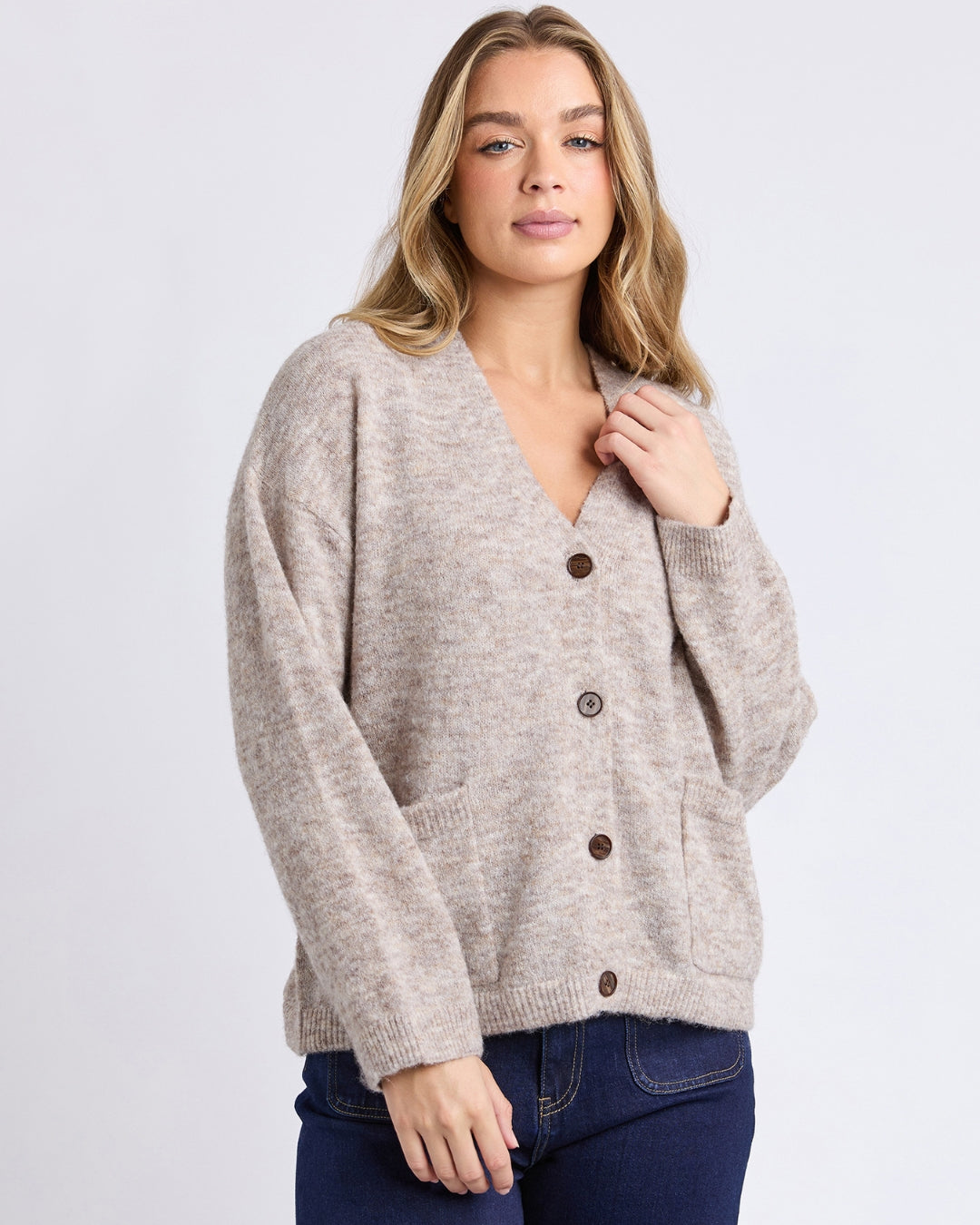 Foxwood Emarie Cardigan Oatmeal