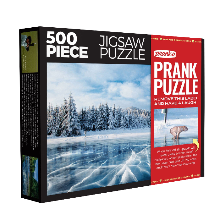 When Nature Calls 500 Piece Puzzle: Frozen Serenity