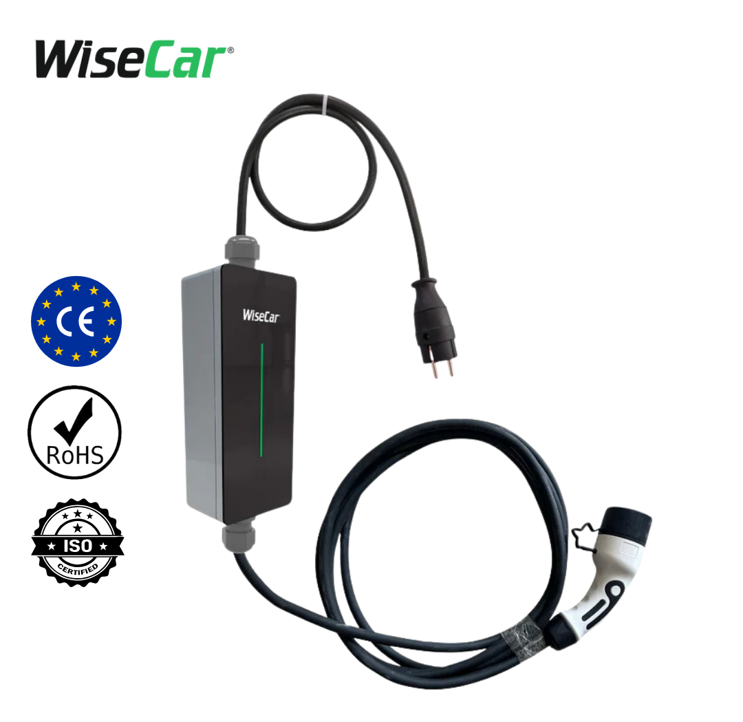 WiseCar WTP1 3.5 KW Taşınabilir Elektrikli Araç Şarj Cihazı