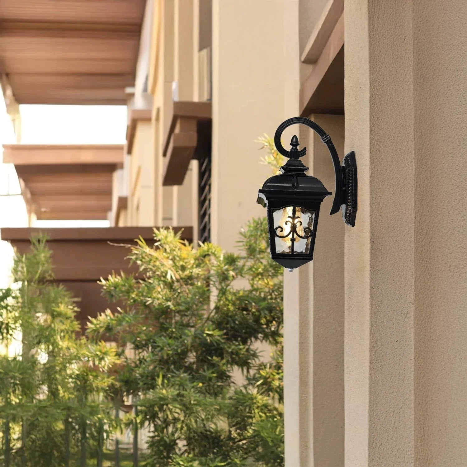 Castle Outdoor Gate Wall Light