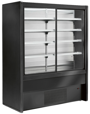 Wandkühlregal CMX120 mit Schiebetüren - 120cm breit