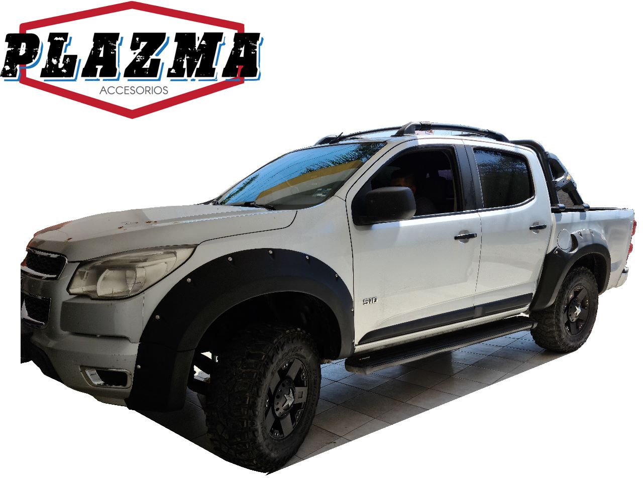 Kit Cantoneras Chevrolet Colorado 2013-2015, S-10 2016 c/Tornillos en la vista