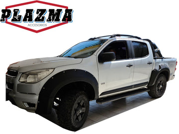 Kit Cantoneras Chevrolet Colorado 2013-2015, S-10 2016 c/Tornillos en la vista