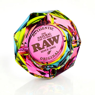 RAW - Glass Ash Tray - Rainbow