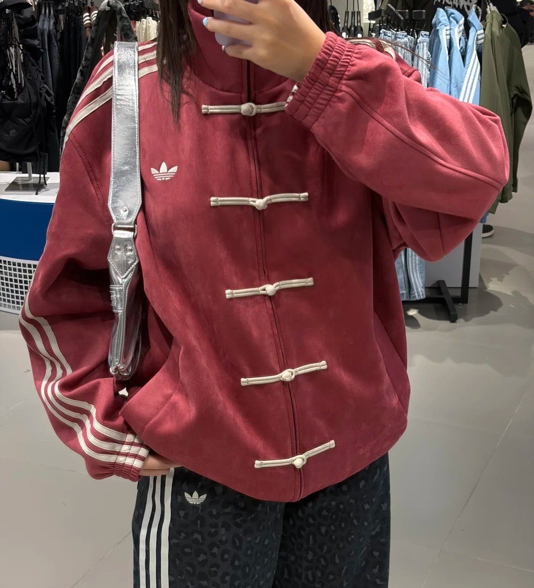 CNY-Inspired Premium Dusty Red Suede Jacket | Grantiro®