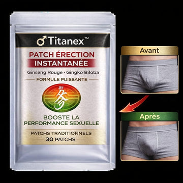 Titanex™ Patch Érection Instantanée | Déclenchez une érection dure comme l’acier en 3 minutes !