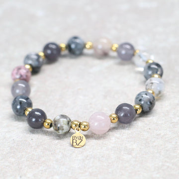 MYSTIC KYOTO | Natuursteen armband mix | 8mm | Normal Fit