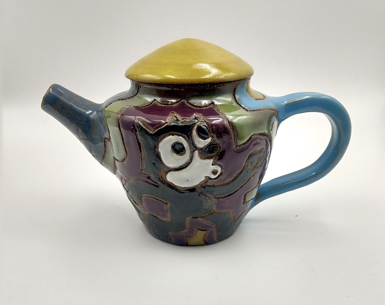 Whistling Felix the Cat Tea Pot