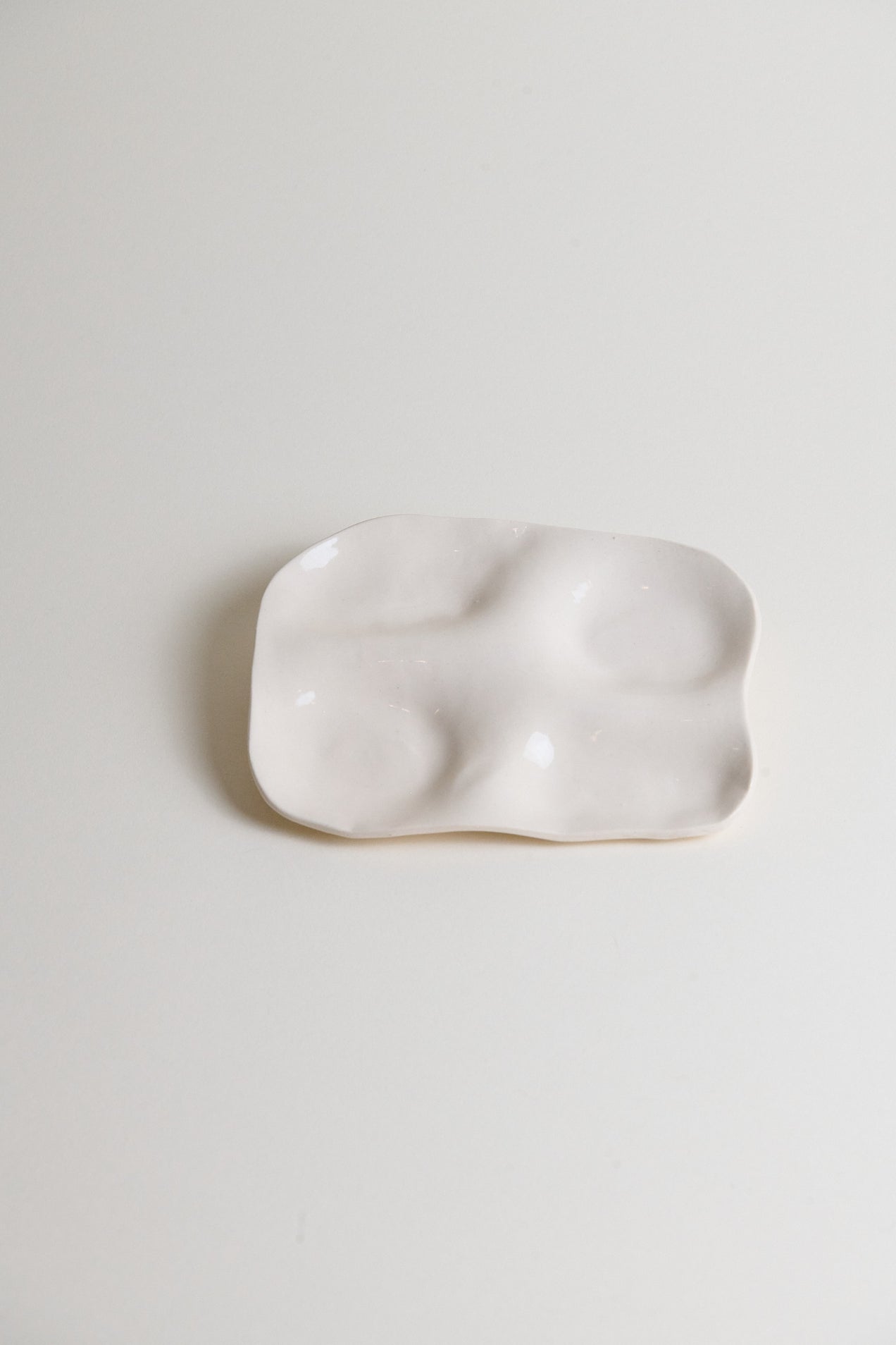 Ceramic Snack Plate | Natural