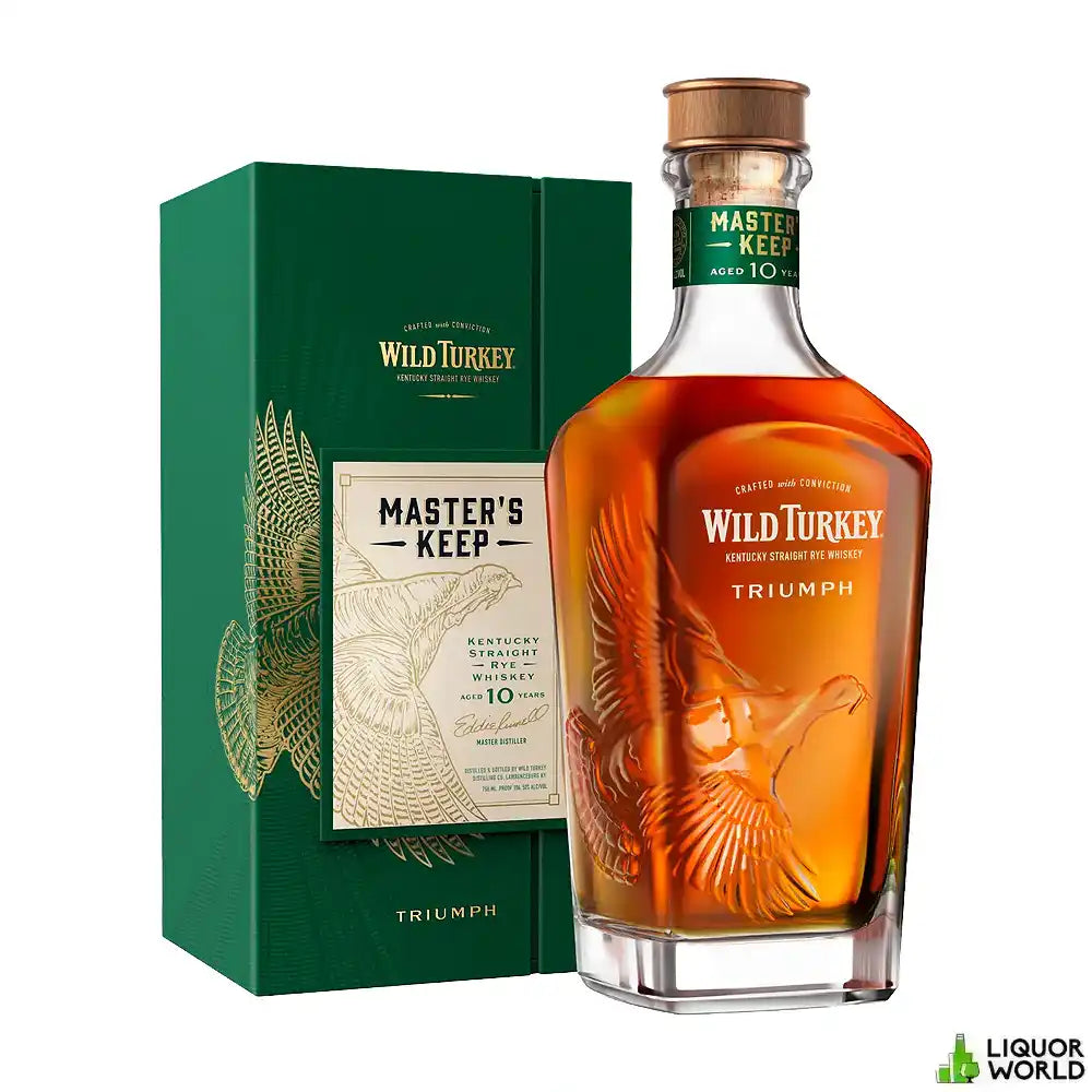 Wild Turkey Master's Keep 10 Year Old Triumph Kentucky Straight Rye Whiskey 750mL