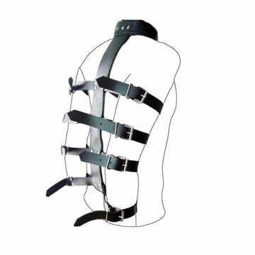 Bondage Leather Outfit
Leather Bondage 
Mens Bondage Leather