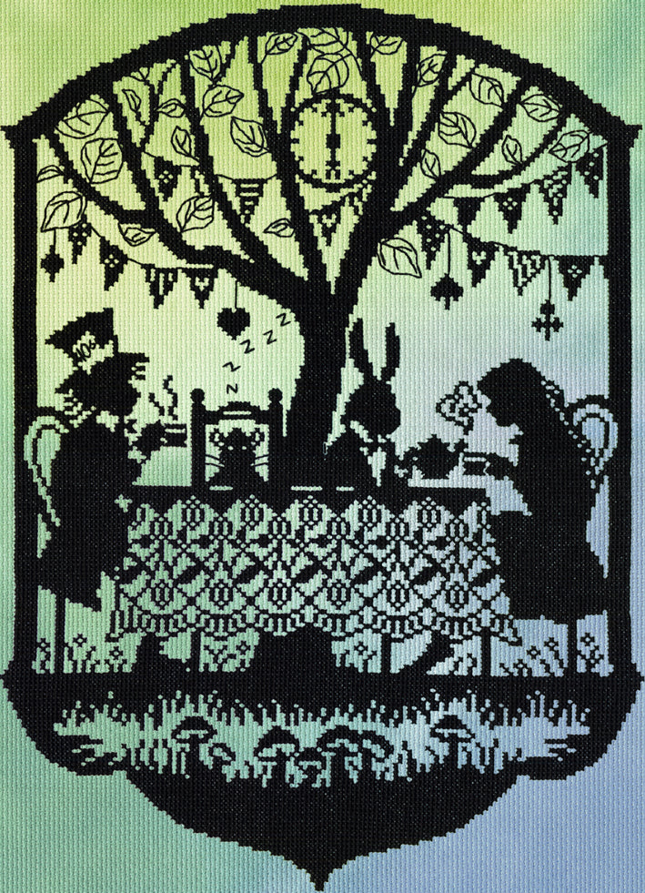 Mad Hatter's Tea Party Cross Stitch Kit