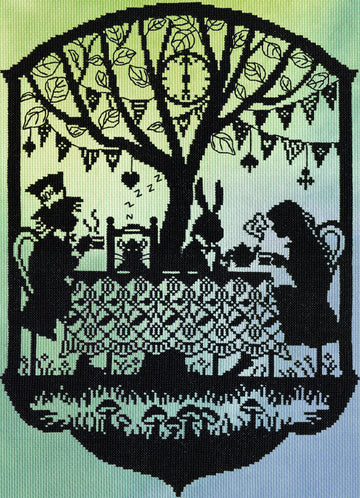 Mad Hatter's Tea Party Cross Stitch Kit