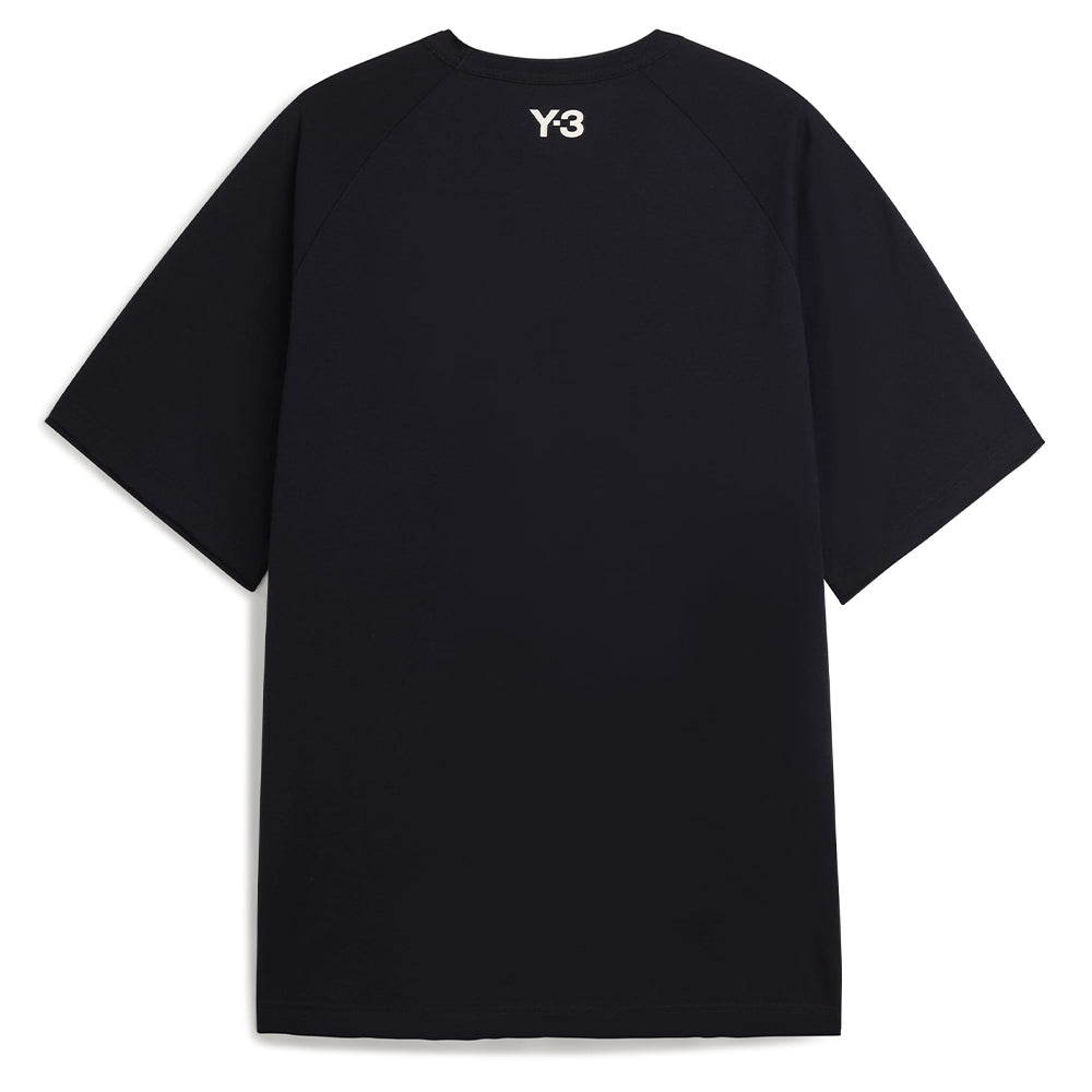 Y-3 RAW EDGE 3-STRIPES SHORT SLEEVE TEE