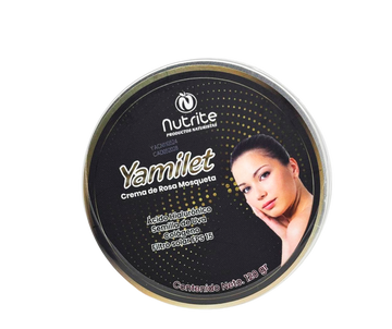 Yamilet - Crema con Rosa Mosqueta, Ácido Hialuronico, Semilla de Uva, Colágeno y FPS 15 - 120 g
