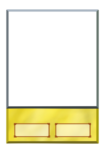 File:Yu-Gi-Oh Anime Style Cards Normal Monster Template (Transparent PNG  image).png