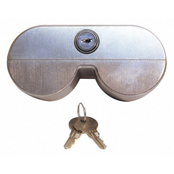 Air Brake Lock, Keyed Alike Double Knob