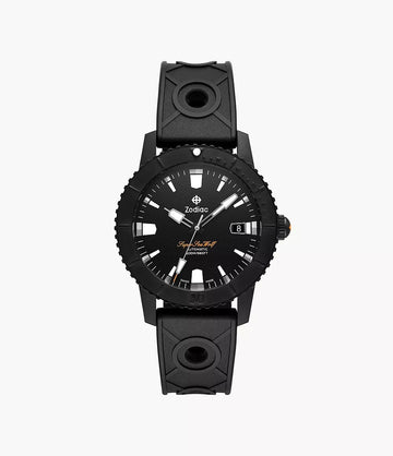 SUPER SEA WOLF COMPRESSION DIVER AUTOMATIC RUBBER STRAP WATCH