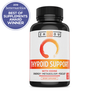 Zhou Nutrition Thyroid Support with Iodine 60Caps