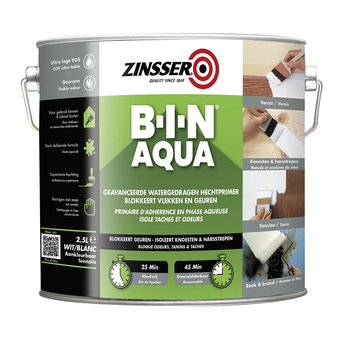 Zinsser B-I-N Aqua - 2.5L