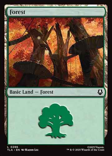 Forest · Avatar: The Last Airbender (TLA) #286 · Scryfall Magic: The Gathering Search