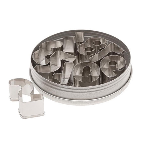 Ateco Numbers Cutter Set - 9 Pieces