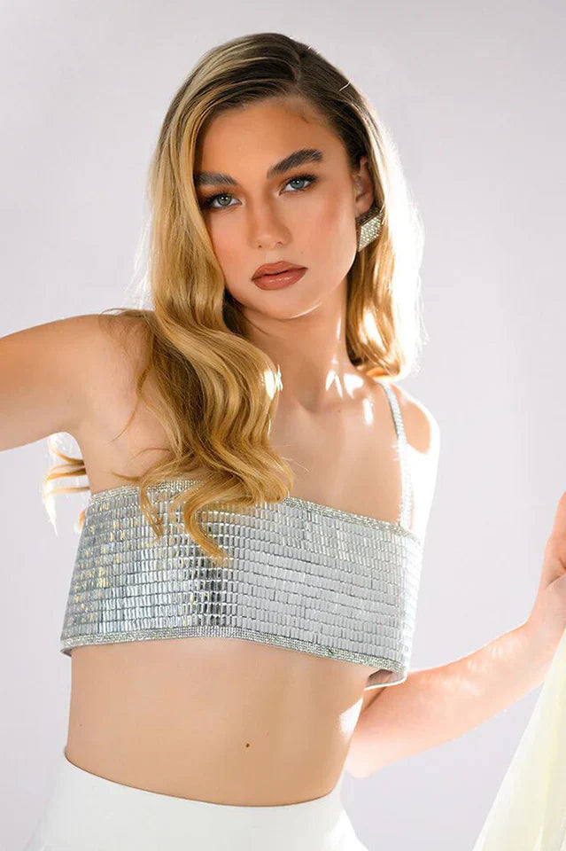 Disco Ball Mirror Bralette