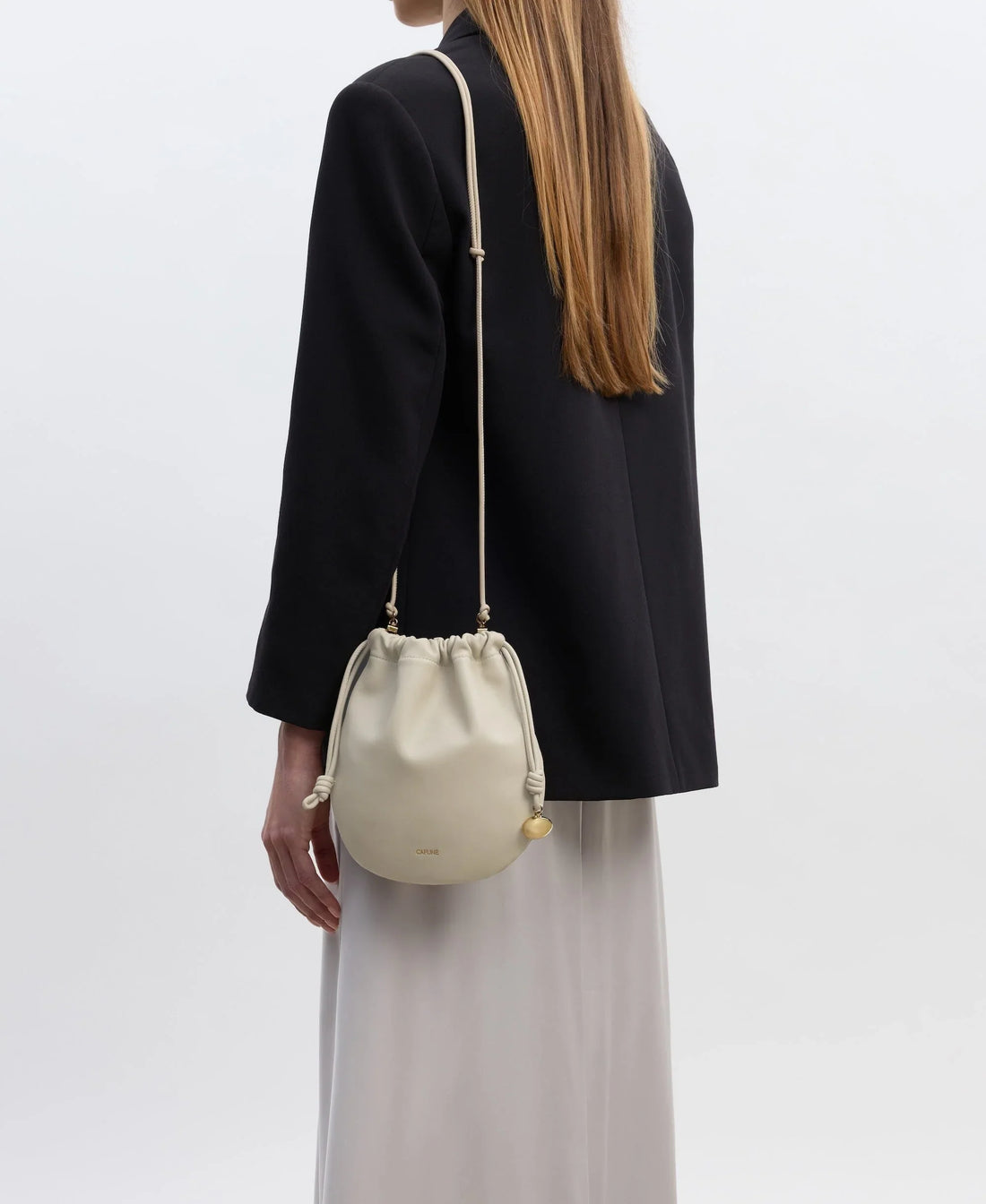 Small Lune Crossbody - Oat