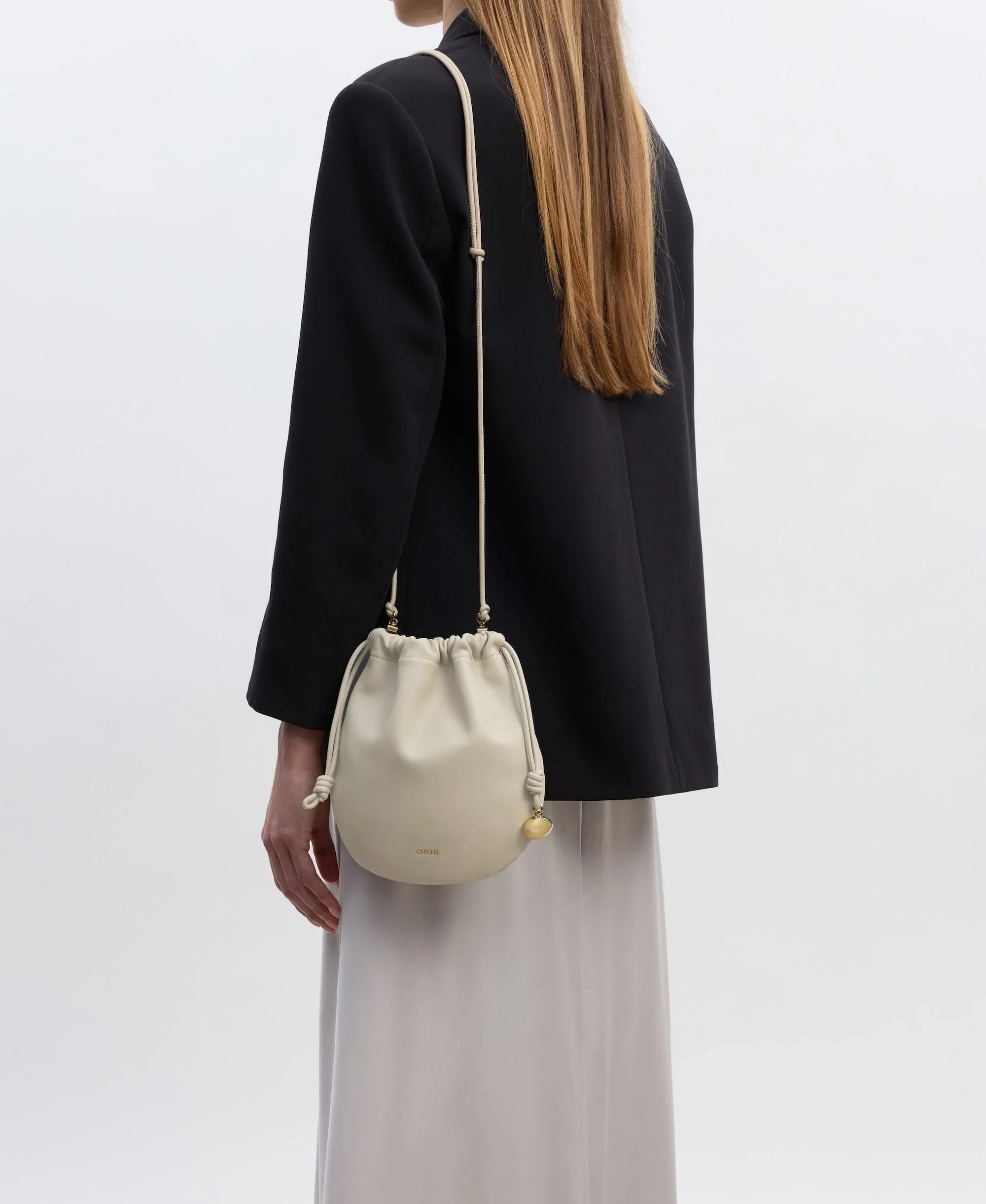 Small Lune Crossbody - Oat