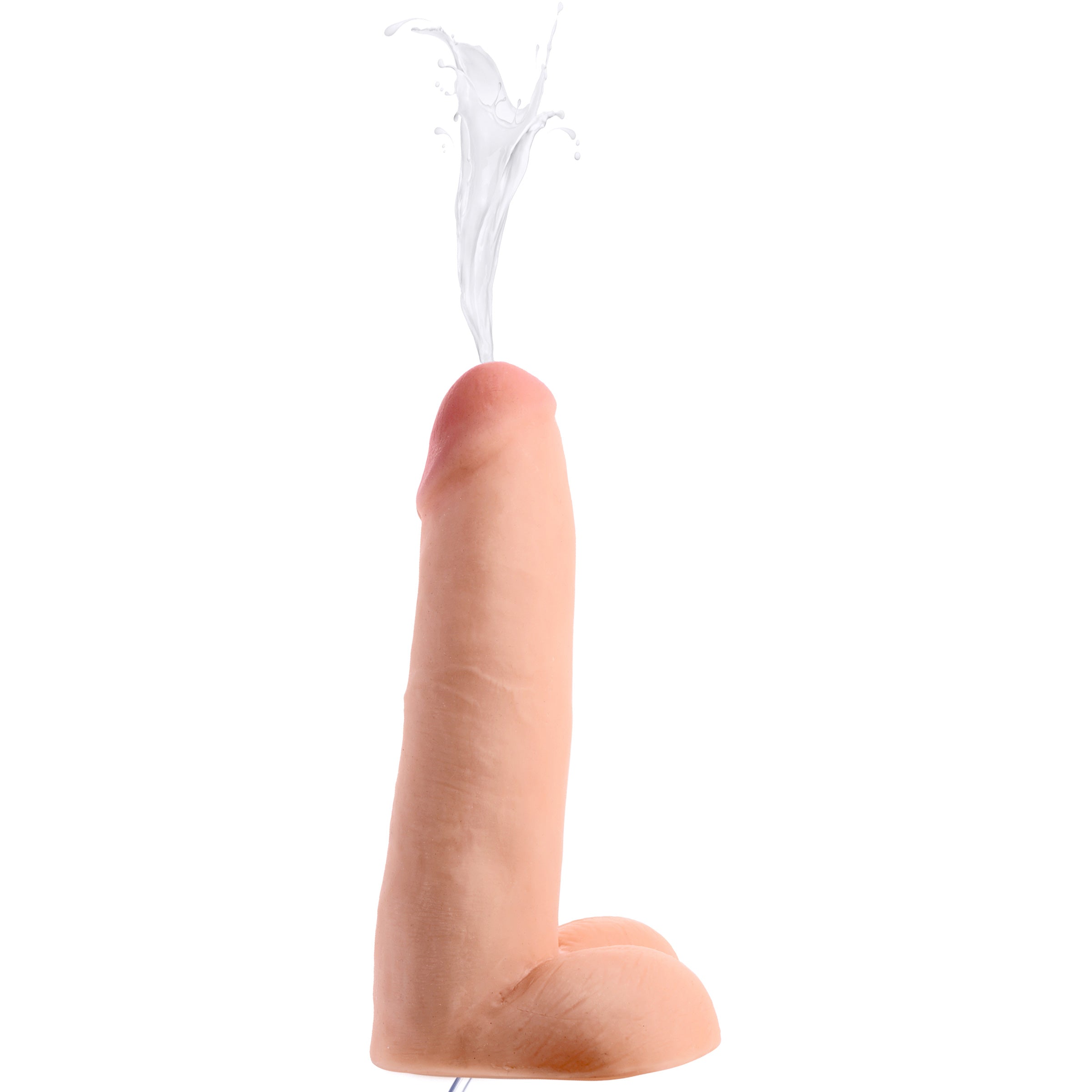 8 Inch Realistic Dual Density Squirting Dildo - UABDSM