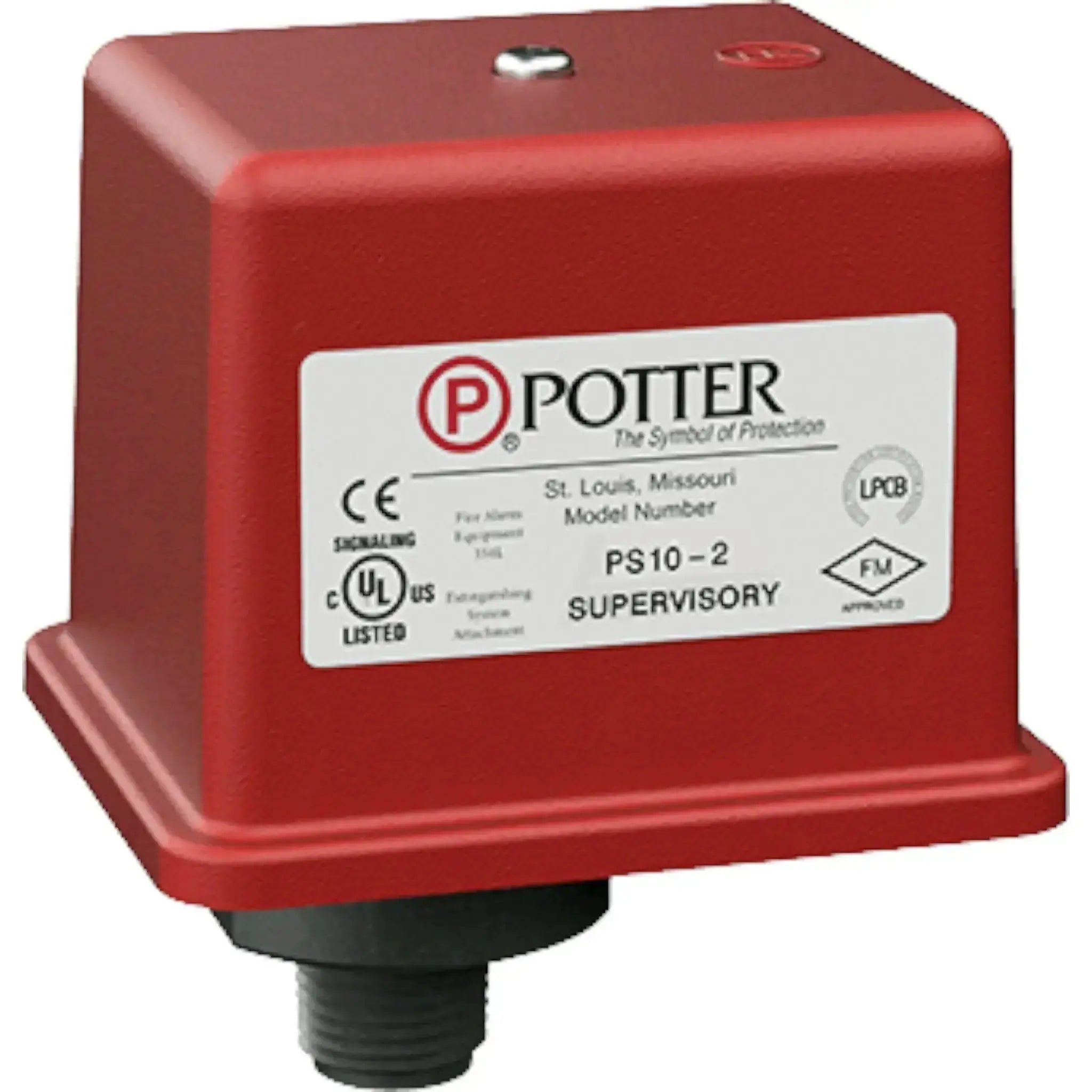 Alarm Pressure Switch PS10 Series for Fire Systems by Potter Electric Signal