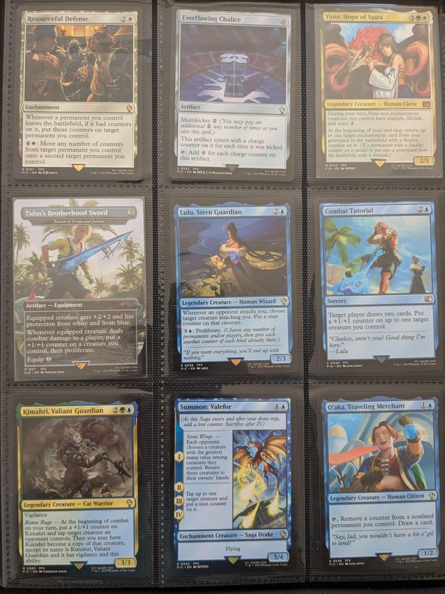 All FFX Magic the Gathering cards in chronological story order [Spoiler warning] : r/FinalFantasy