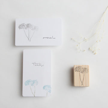 always smile... Hydrangea M Rubber Stamp
