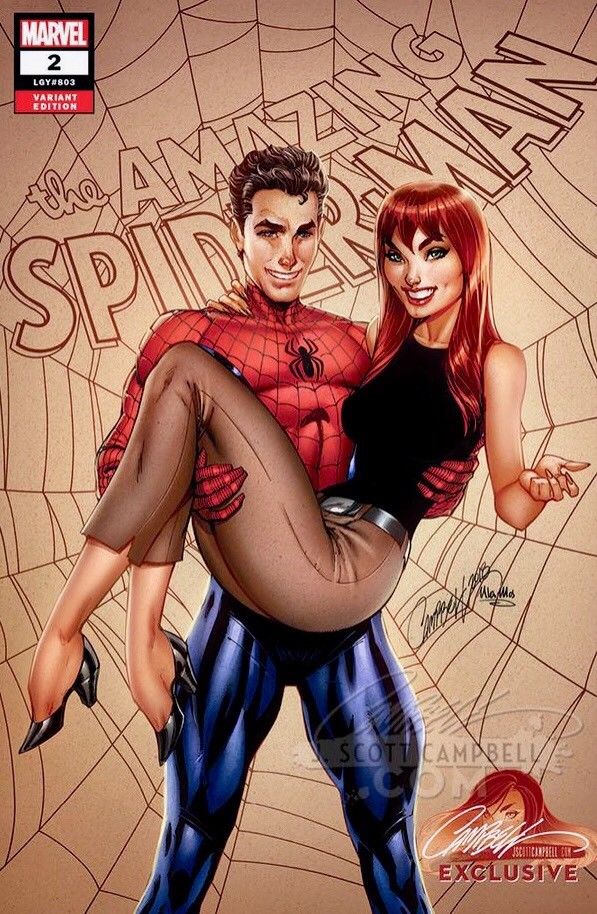Amazing Spider-Man #2 J. Scott Campbell Exclusive Set of 4 UNSIGNED!