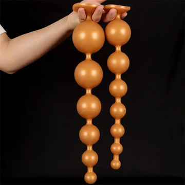 Silicone Bead Anal Plug Long Butt Plug For Dilation Big Ball Beads For Adults