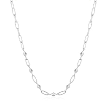 Collier à pointes en argent N025-03H