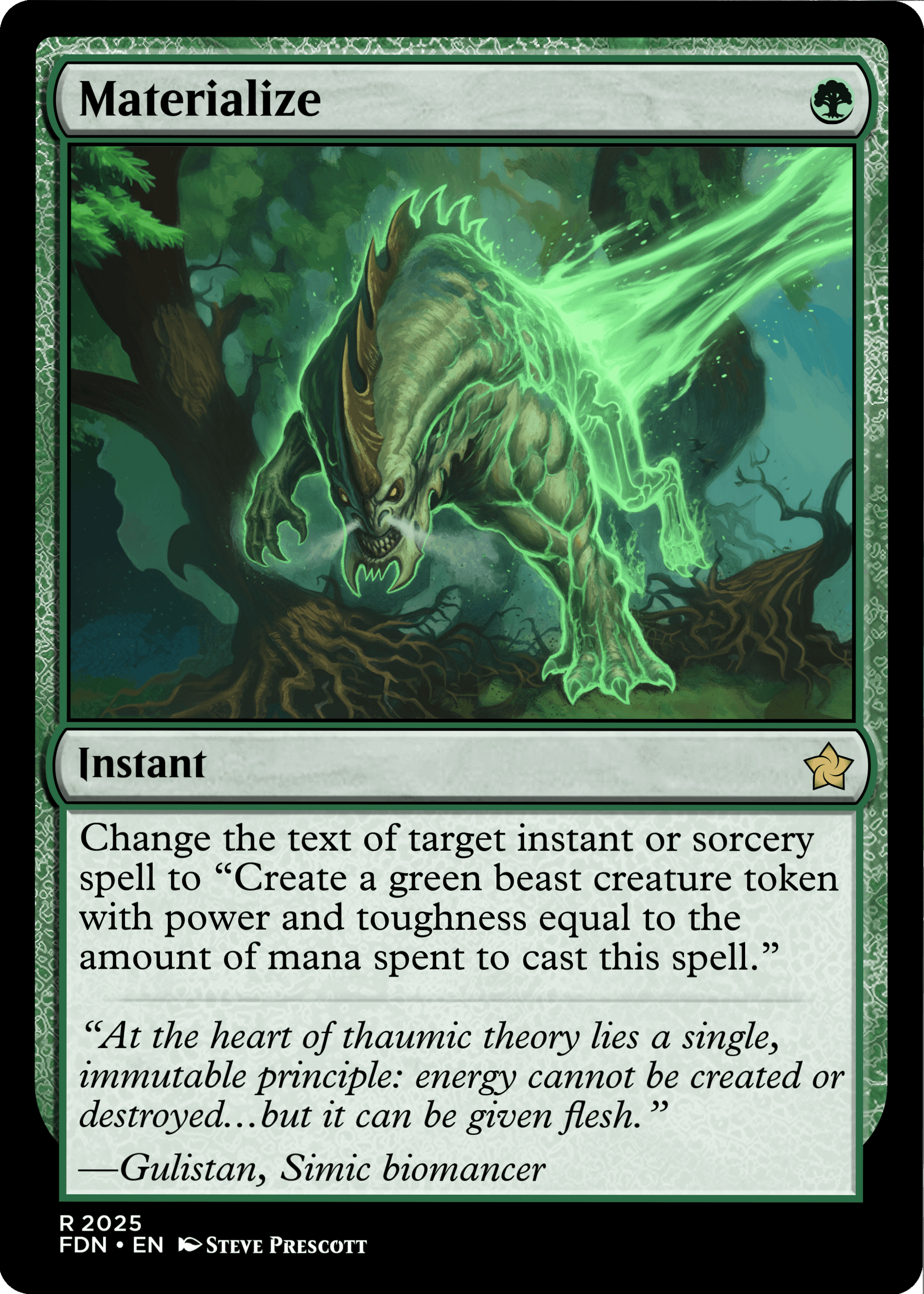 Another Not-Counterspell but for Green : r/custommagic