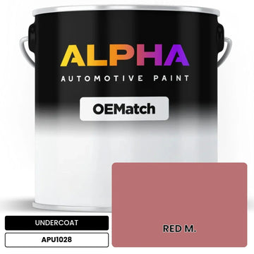 APAPU1028 RED M. OEMatch Automotive Undercoat