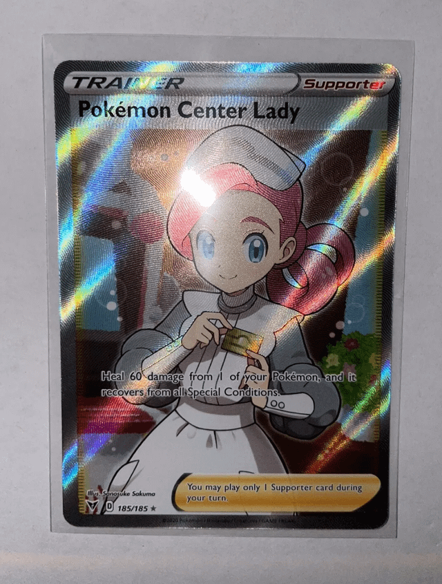 Are there any other sets with full art Pokemon center lady (nurse joy)? : r/PokemonTCG