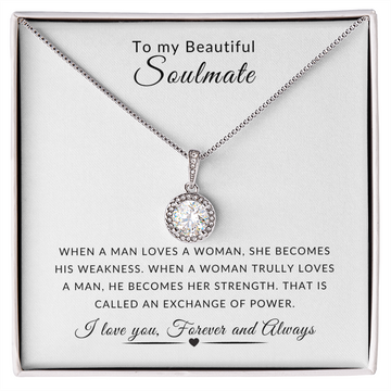 To My Beautiful Soulmate Eternal Hope Necklace