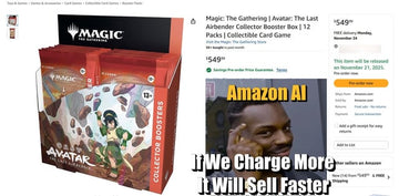 Avatar CBB Sits On Amazon All Day At MSRP Of $455...Until : r/mtgfinance