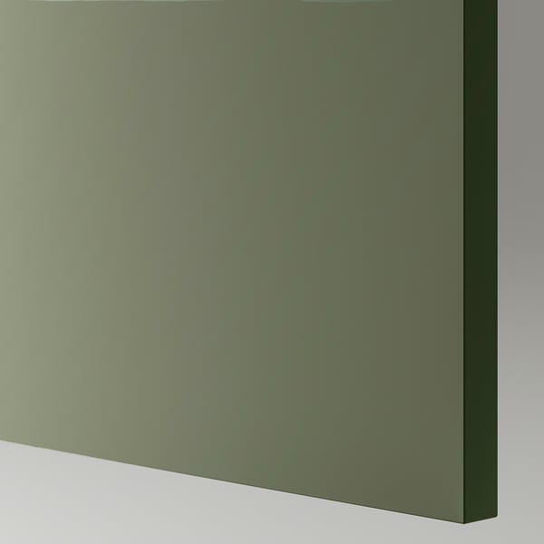 AXSTAD cover panel, grey-green, 39x240 cm