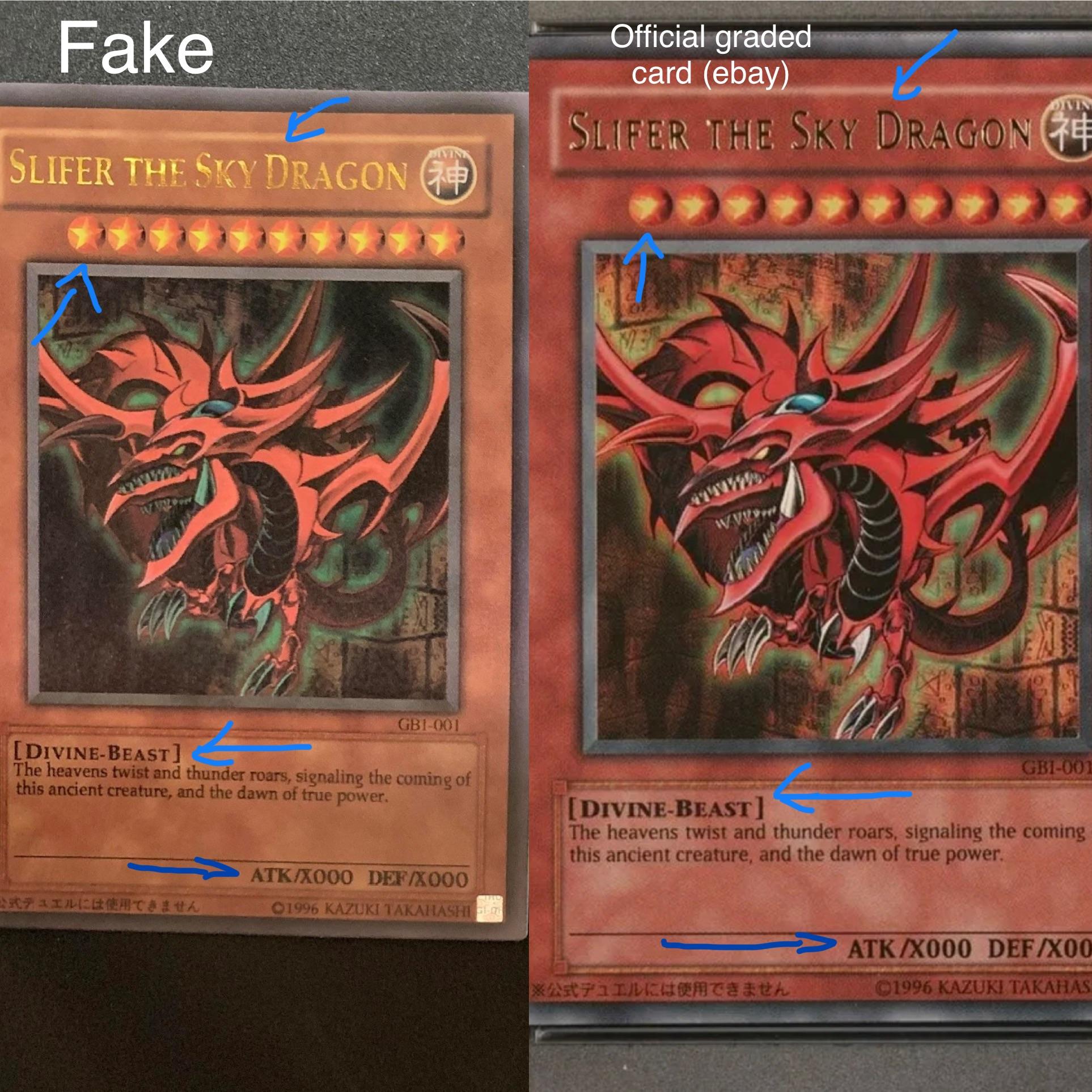 I made this post in response to a post made by a guy who showed his 3 fake god cards. : r/yugiohshowcase